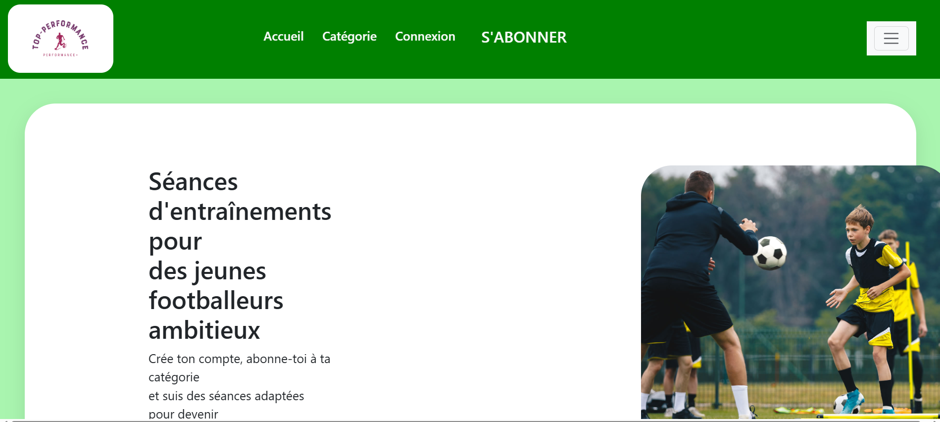 Projet Foot-Perfor